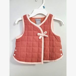 Tahari Quilted Vest Pink Toddler Girl's 3-6 Months